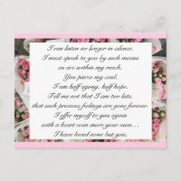 Romántica cita de amor de la floral rosa de Rubor 
