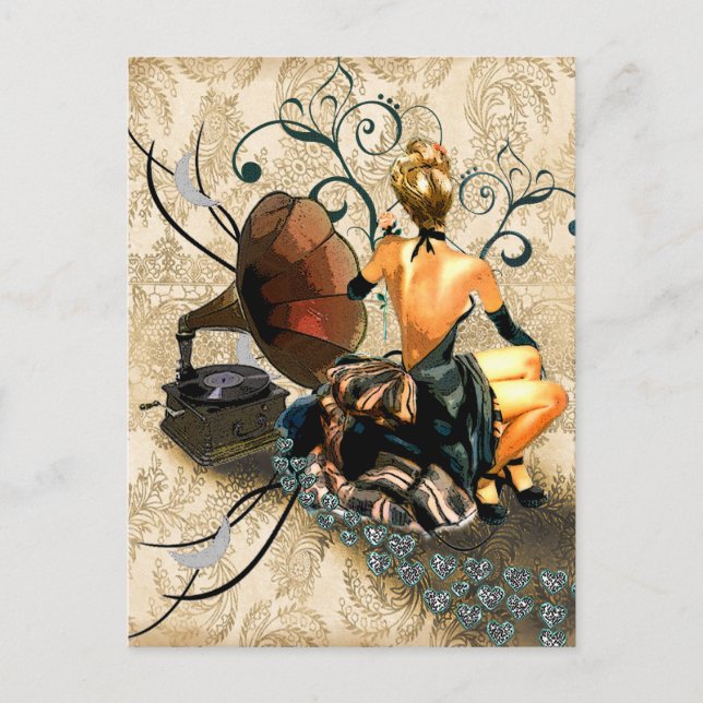 Postal romántico (Anverso)