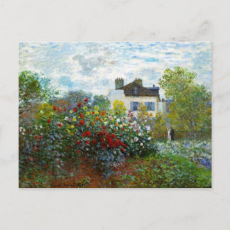 Postal Romántico Boda Primavera Viejo Jardín Monet