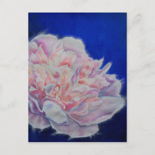 Postal Romántico elegante color rosa azul pastel