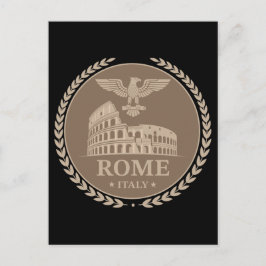 Postal Rome Colosseum Italy Europe