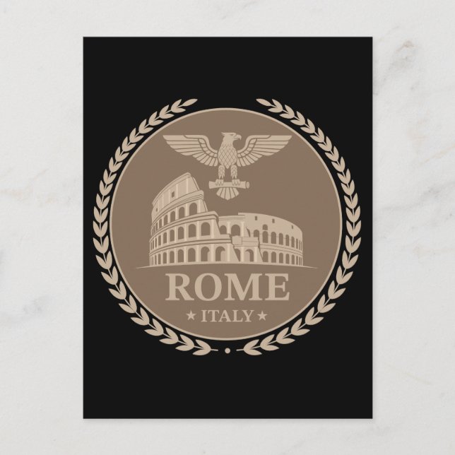 Postal Rome Colosseum Italy Europe (Anverso)