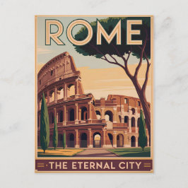 Postal Rome Italy vintage