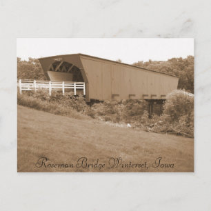 Postal Romeman Bridge Winterset, Iowa