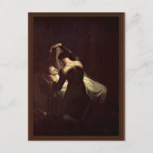 Postal Romeo En El Lecho De Muerte De Julieta, De Füssli