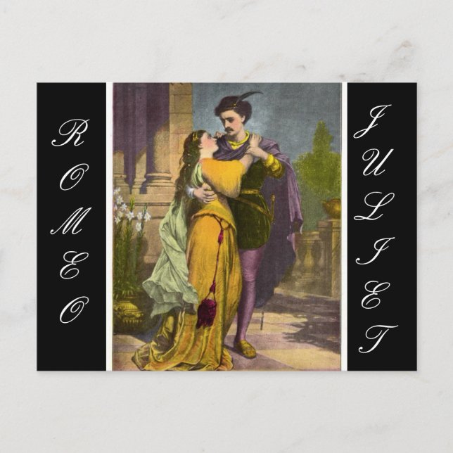 Postal Romeo y Julieta (Anverso)