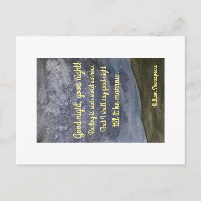 Postal Romeo y Julieta (Anverso)