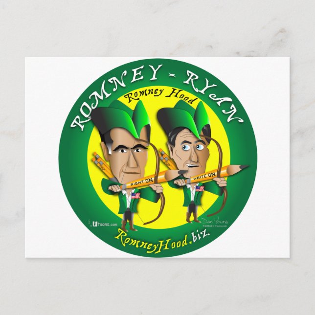 Postal Romney Ryan 2 Archers (Anverso)