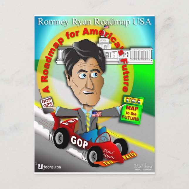 Postal Romney Ryan Roadmap (Anverso)