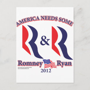 Postal Romney y Ryan