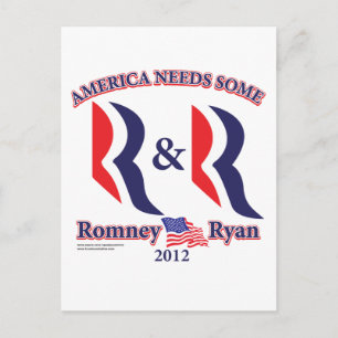 Postal Romney y Ryan