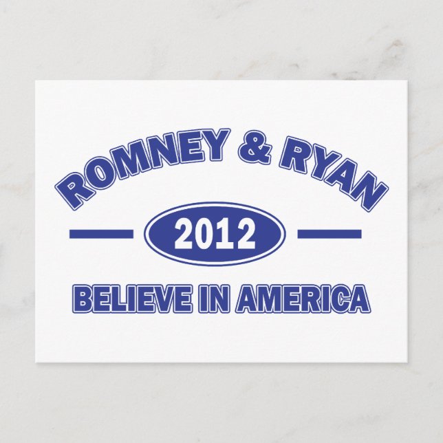 Postal Romney Y Ryan 2012 (Anverso)