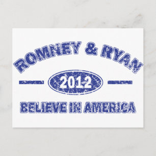 Postal Romney y Ryan creen en Estados Unidos