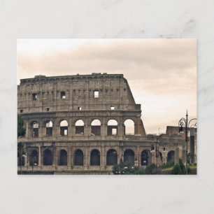 Postal romo, colosseo