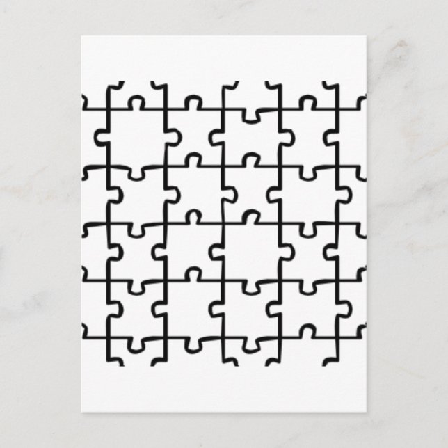 Postal Rompecabezas (Anverso)