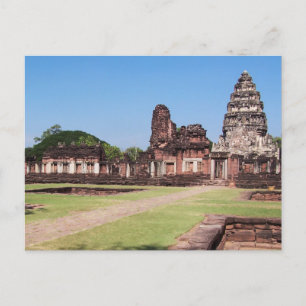 Postal rompecabezas de feriados en asia, tailandia