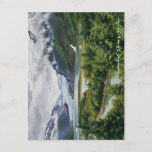 Postal Rompecabezas del Bosque Nacional del Glaciar Mende