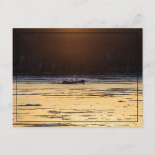 Postal Rompehielos al atardecer
