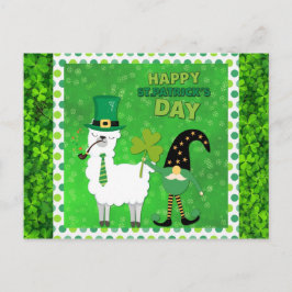 Postal Rompeolas verdes del Día de San Patricio