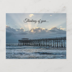 Postal Rompiendo En Cocoa Pensando En Usted Postcard