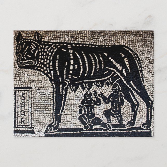 Postal Romulus y Remus (Anverso)