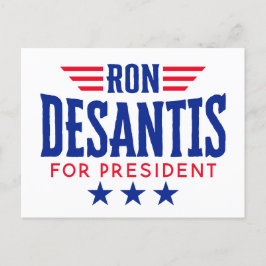 Postal Ron DeSantis para presidente 2024 - Campaña