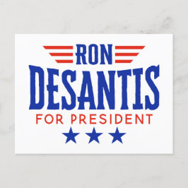 Postal Ron DeSantis para presidente - Campaña