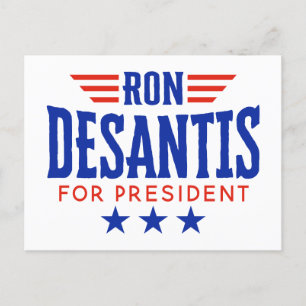 Postal Ron DeSantis para presidente - Campaña