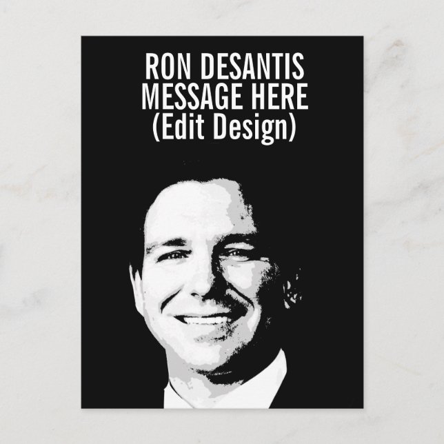 Postal Ron Desantis Personalizado (Anverso)