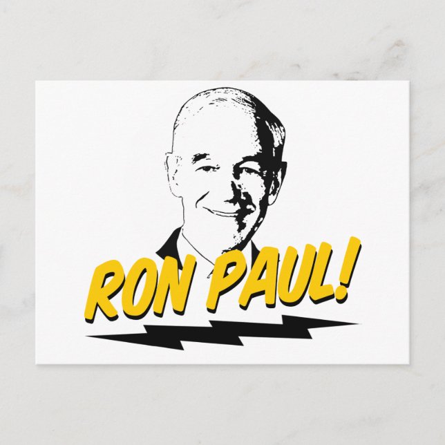 Postal ¡Ron Paul! (Anverso)