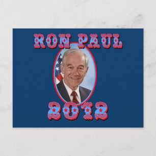 Postal Ron Paul 2012 para el presidente USA