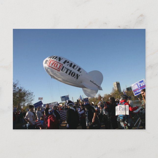 Postal Ron Paul blimp (Anverso)