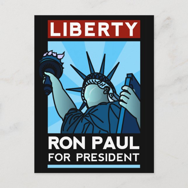 Postal Ron Paul Liberty (Anverso)