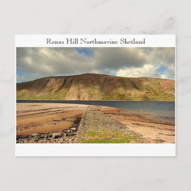 Postal Ronas Hill, Ronas Hill Northmavine Shetland (Anverso)