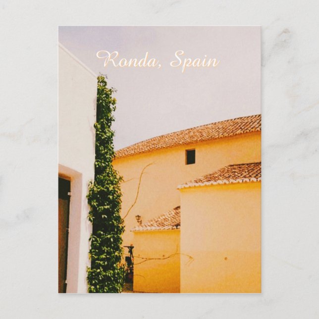 Postal Ronda, Málaga, España (Anverso)