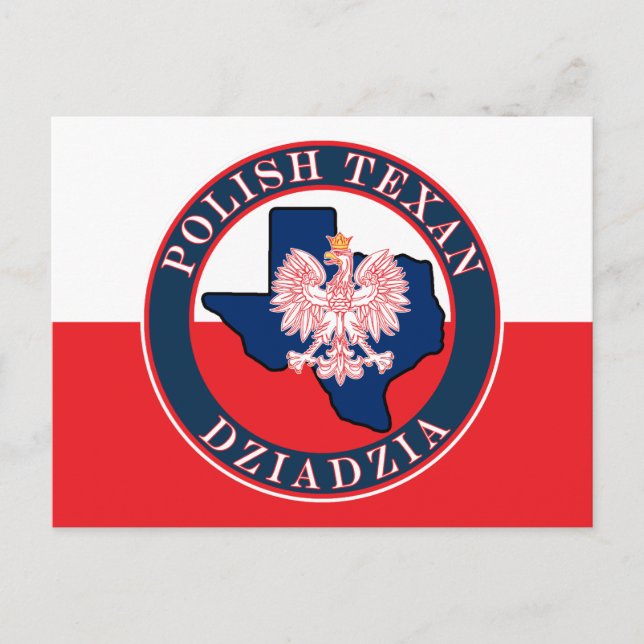 Postal Ronda texana polaca Dziadzia (Anverso)