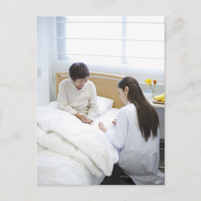 Postal rondas de médica (Anverso)