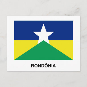 Postal Rondonia, Bandera de Brasil