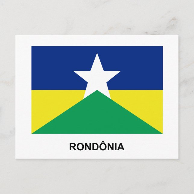 Postal Rondonia, Bandera de Brasil (Anverso)