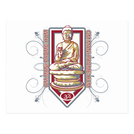 Postal Ronquido de Buda OM Mani Padma