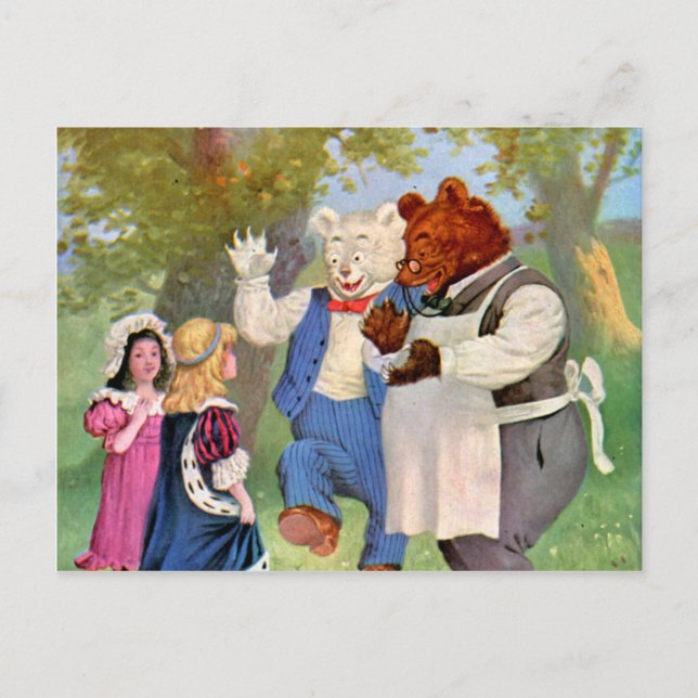 Postal Roosevelt Lleva Con Las Princesas De Cuentos De Ha (Anverso)