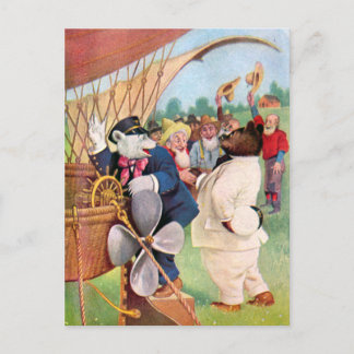 Postal Roosevelt lleva el vuelo en globo aerostático