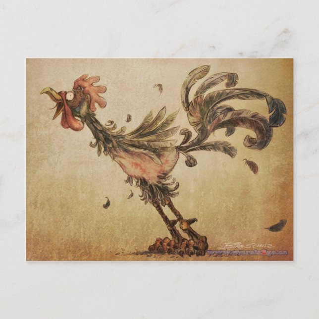 Postal Rooster (Anverso)