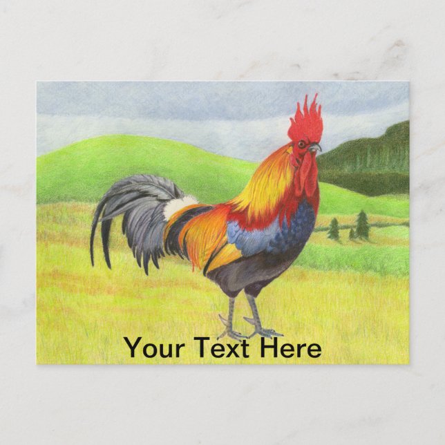 Postal Rooster (Anverso)