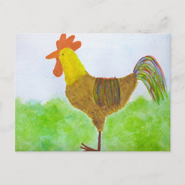 Postal Rooster (Anverso)