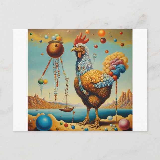 Postal Rooster (Anverso)