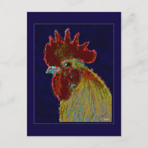 Postal Rooster: Cabeza estilo libre
