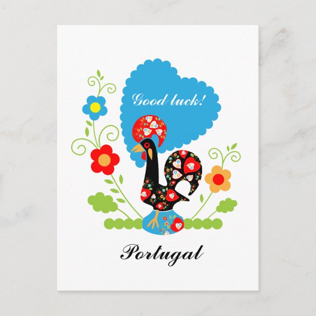 Postal Rooster de Portugal (Anverso)