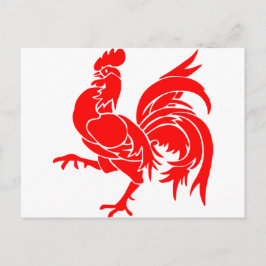 Postal Rooster de Valonia.