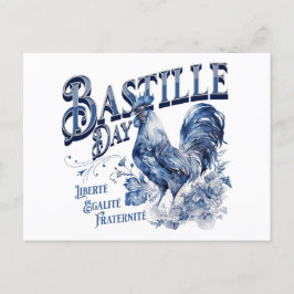 Postal Rooster por el Día de la Bastilla